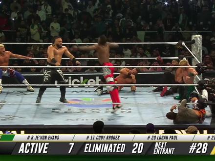 2026皇家大战,兰迪RKO横扫全场,罗曼巩特尔一对一! #WWE #兰迪奥顿 #罗曼雷恩斯 #RKO