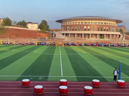 信丰县第一中学校运会开幕式 龙鼓合奏—《骁》#校运会开幕式