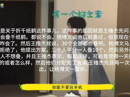 sdfj天天这些破事没招了 #杨博文千纸鹤#杨博文#王橹杰#陈浚铭#杨博文千纸鹤 @抖音小助手 @抖音创作小助手