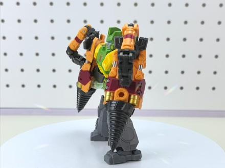 弹簧黄金巨钻形态!变形融合改造! #大人也要玩玩具 #布鲁可积木人 #变形金刚 #变形玩具 #玩具