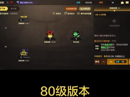 80级版本冥月女神(暗黑少女)(小魔女)黑钻加点