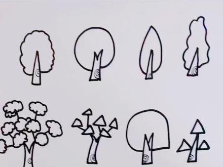 趣味创意简笔画教程 🌲树#简笔画 #可爱简笔画 #幼儿园简笔画 #我要上热门 #儿童简笔画 #简笔画教程