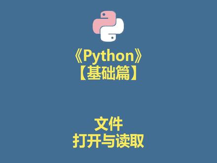 Python 文件打开与读取
