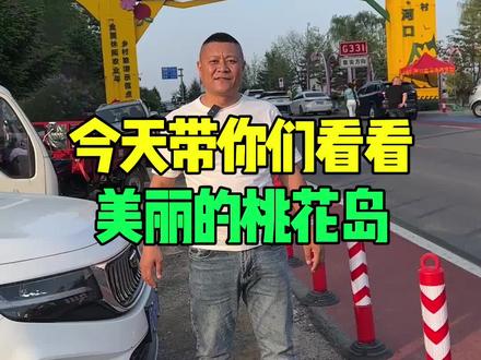 这就是蒋大为演唱的在那桃花盛开的地方,丹东市宽甸县河口村#五一去哪儿