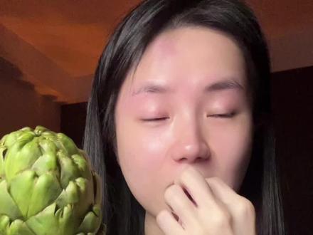 好玩。 #洋蓟 #洋蓟尝鲜季 #爱吃食物的女孩子