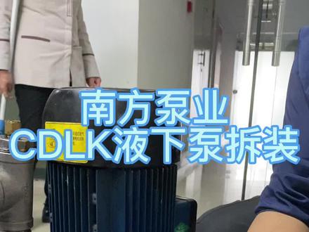 南方泵业CDLK液下泵拆装#南方泵业 #水泵 #离心泵 #水泵厂家 #浙江品牌