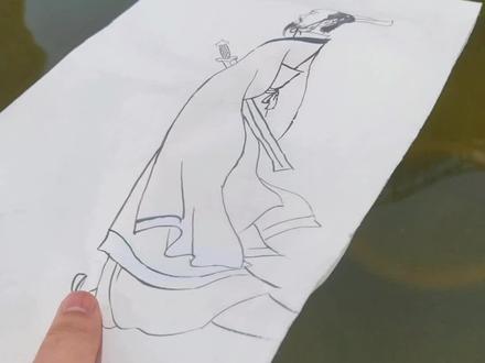 端午安康#手绘 #艺术 #屈原 @DOU+小助手 @抖音小助手