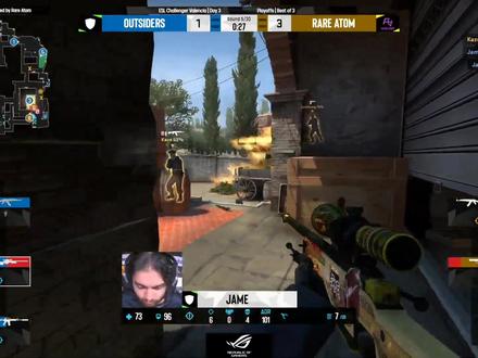 不愧是上帝Jame啊,TOP级选手还是顶啊!#csgo #精彩击杀 #ra #电子竞技 #vp