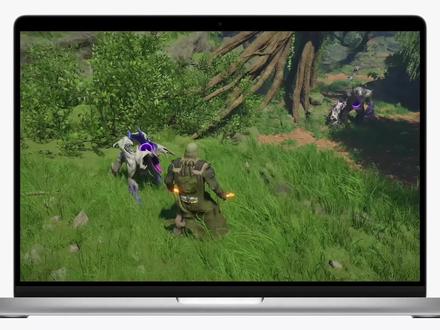 苹果 macOS Sonoma 操作系统游戏模式还可增进 Mac 游戏体验的沉浸感,将蓝牙采样率提高一倍,从而大幅降低 AirPods 的音频延迟,并显著降低 Xbox 和 PlayStation 等热门游戏手柄的输入延迟#苹果 #电脑 #mac