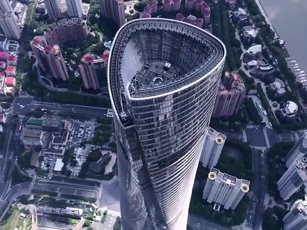 我国第一高楼,上海中心大厦的建造过程(2)#建造#上海 #上海中心大厦