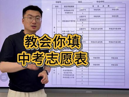 这条视频信息量非常大!我花了很多心思! 把所有能填的都介绍了一遍,分数线我也都给大家放出来了!够保姆级吧!#徐州 #徐州中考 #徐州老陈学业规划