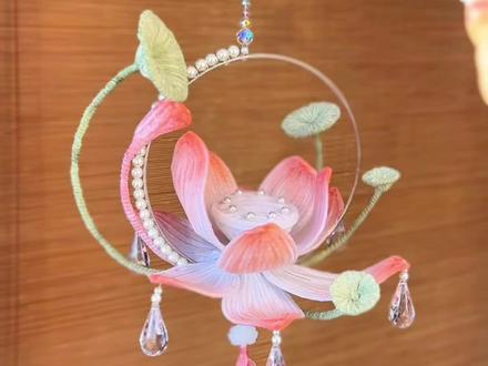 扭扭棒荷花灯教程来咯,好看!好做!好出片! #扭扭棒荷花灯教程 #元宵节灯笼 #扭扭棒手工