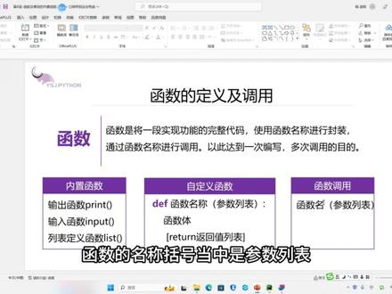 Python中函数的定义及调用 #Python #python编程 #python爬虫 #python资料 #海豚知道