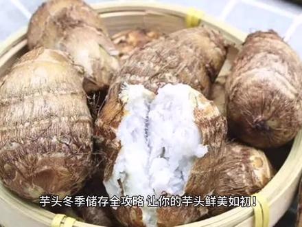 芋头冬季储存的注意事项