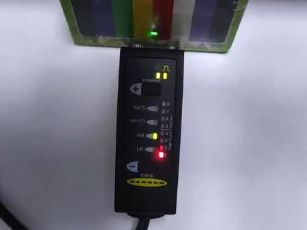 邦纳色标传感器R58ECR视频之-10、键盘锁定及解锁#传感器 #邦纳传感器