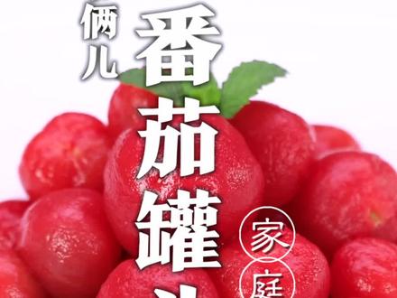 自制的番茄罐头,酸酸甜甜 冰冰凉凉,吃上一口还爆浆!#抖音美食创作人 @DOU+小助手