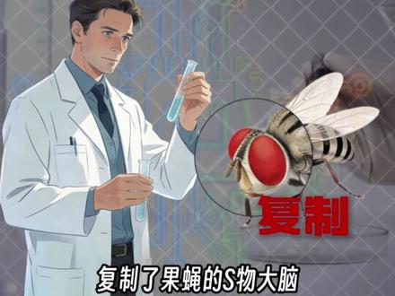 AI复制了果蝇的生物大脑!把马斯克都惊呆了!#AI #科技 #司马华鹏 #硅基动力