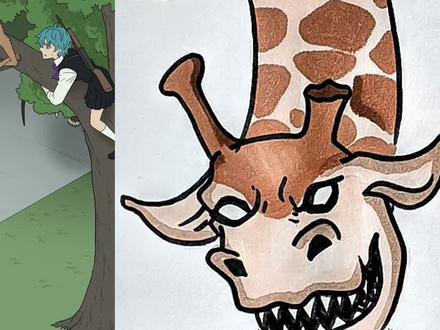 动物园里发疯的动物 #简笔画