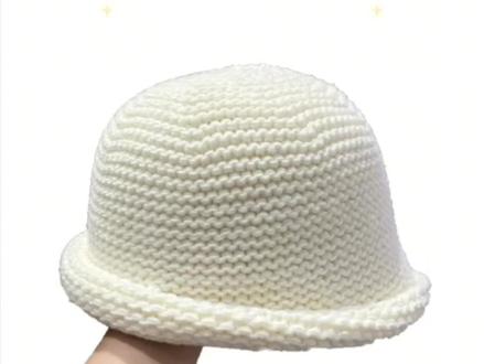 卷边帽(洋气显脸小)教程来了