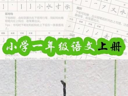 小学一年级语文上册生字“山”#练字#写字#一年级 #硬笔@抖音小助手 一起练字吧