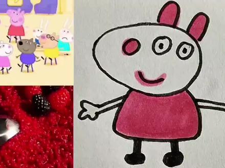 小猪佩奇#简笔画 #跟着抖音学画画 #一学就会的简笔画 @抖音小助手 @抖音青少年 @抖音创作者中心