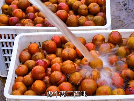 大哥用水果做小吃28年,做法在福建有400多年历史 ,6斤做一斤 #乡村守护人 #地方特色美食 #永泰李干#巨好逛计划