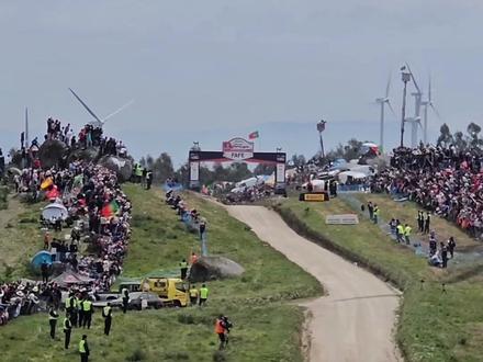 行走的烟雾弹 大型空气动力学现场#wrc拉力赛