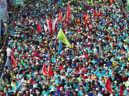 2023泾阳马拉松#康奥体育#泾阳 #泾阳马拉松 @奔跑的小马甲