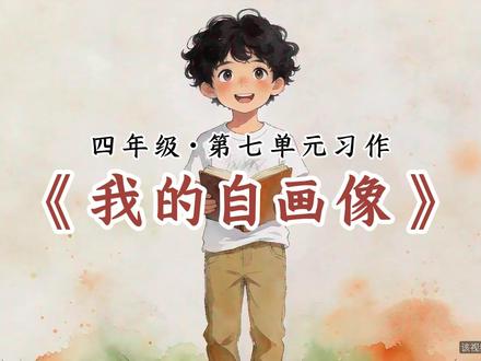 四下语文《我的自画像》作文范文 四下语文第七单元习作——《我的自画像》#作文素材 #四下语文 #写作练习 #小学作文 #作文范文