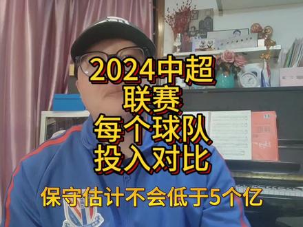 2024中超联赛每个球队的投入对比#2024中超联赛 #上海申花 #山东泰山 #北京国安 #上海海港 #天津津门虎 #成都蓉城 #上海申花队