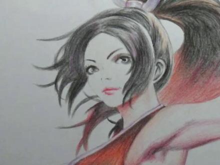 老爸画的不知火舞VS我画的,你们说我画的不好吗? #不知火舞 #画画 #手绘 @DOU+小助手 @火山小助手