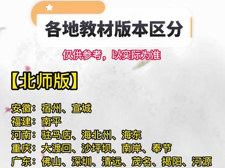 8秒让你知道,各地教辅该买什么版本!#教辅资料#小学