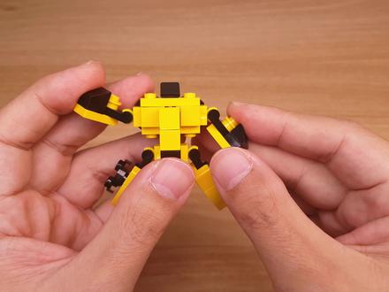 18种零件拼搭汽车变形机器人 #乐高moc #积木 #乐高 #玩具 #机器人 #变形金刚 #大黄蜂 #动画