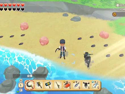 《牧场物语 橄榄镇与希望的大地》69地下40层洞穴钓鱼