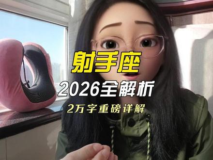 射手座2026年超详细全解析 #星座 #星座运势 #射手座 #射手座运势