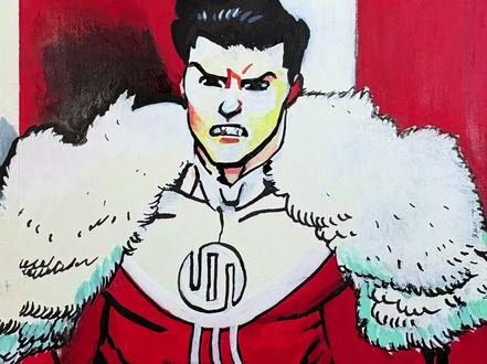 今天画了老少侠🥱谁告诉我一下他叫什么名字?#画画 #绘画过程 #无敌少侠 #手绘 #丙烯马克笔 @抖音小助手