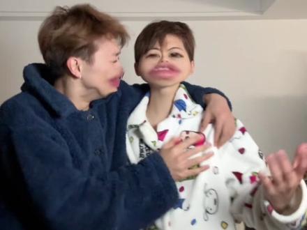 不敢回看 左顾右盼不自然的暗自喜欢#慢摇 #变装 #猫猫摇