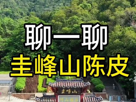 聊一聊圭峰山的陈皮,理性分析问题#陈皮党必看 #圭峰山陈皮 #陈皮避坑 #新农人 #陈皮干货知识分享