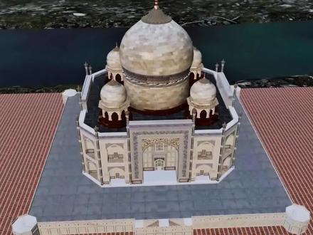 了解工程杰作:泰姬陵 #三维动画 #工程建筑 #科普知识