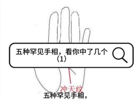 五种罕见手相,看看你是不是天赋型选手#掌纹的秘密 #每天跟我涨知识 #国学文化 #手相面相