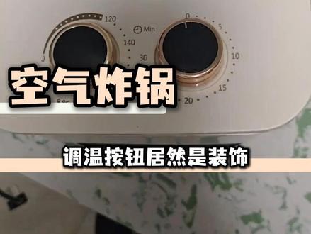 客服:这是装饰为了对称好看#空气炸锅 #调温 #万万没想到#守护镜头里的动物