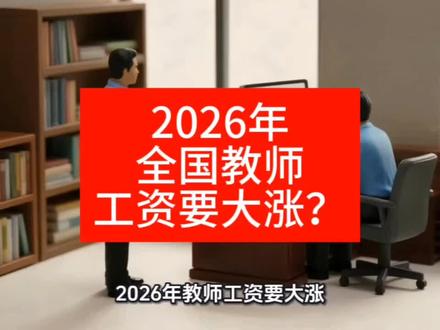 2026教师工资会大涨? #教师 #工资
