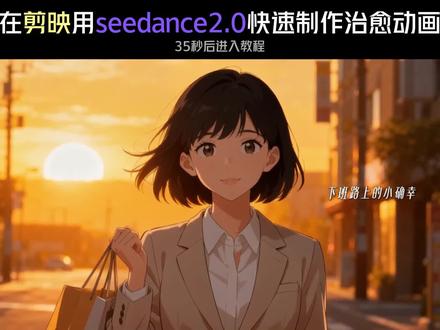 原来自己动手做治愈动画这么简单👉附教程 整个流程在剪映完成,使用最近新上线的
seedance2.0,做日常动画的内容十分方便,默认积分有3500哦,可以生成两个动画,快来试试吧!
#ai教程技巧 #创作者中心 #创作灵感 #动画制作干货 #治愈系创作