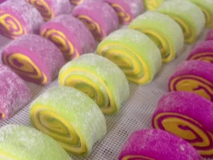 彩虹馒头大揭密🎊#幼儿园美食分享