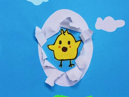 今天我们来做好玩的撕蛋壳贴纸画#兴趣才艺 #青少年成长手册 @抖音青少年