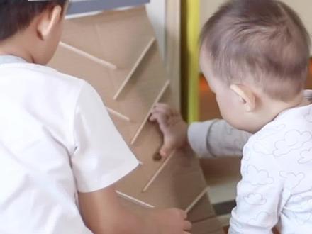 快递纸箱早教大法,超级实用,快点玩起来吧!#育儿 #亲子游戏 #抖音小助手