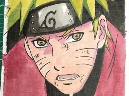 宇智波佐助#手绘#动漫#火影忍者@Minecraft_修罗君