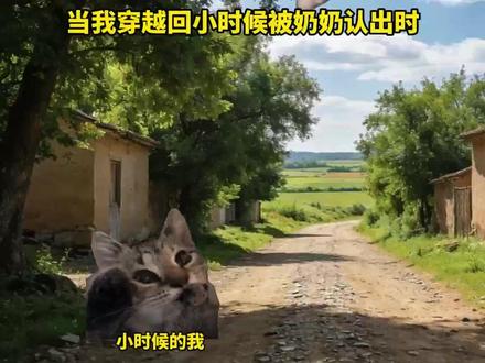 当我穿越回小时候被奶奶认出时 #猫meme #亲情#歌曲归尘