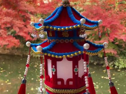 很多姐妹等的宫灯教程来啦#手作diy #新年宫灯 #扭扭棒花灯 #原创手工 #手工礼物