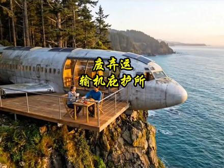 从未见过如此牛逼的夫妻俩,居然将废弃的飞机打造成太阳能庇护所。#荒野建造 #荒野求生 #荒野生存